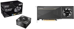 ASRock PRO PRO-M1000G 1000 W Power Supplies ASRock Creator Radeon AI Pro R9700 R9700 CT 32GB 256-bit GDDR6 PCI Express 5.0 x16 Graphics Card ASRock PRO PRO-M1000G 1000 W Power Supplies ASRock Creator Radeon AI Pro R9700 R9700 CT 32GB 256-bit GDDR6 PCI Express 5.0 x16 Graphics Card