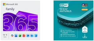 Microsoft 365 Family | 12-Month Subscription, Up to 6 People | Word, Excel, PowerPoint | 1TB OneDrive Cloud Storage | PC/MAC Instant Download ESET NOD32 Antivirus 2026 - 1 Device / 1 Year - Download Microsoft 365 Family | 12-Month Subscription, Up to 6 People | Word, Excel, PowerPoint | 1TB OneDrive Cloud Storage | PC/MAC Instant Download ESET NOD32 Antivirus 2026 - 1 Device / 1 Year - Download