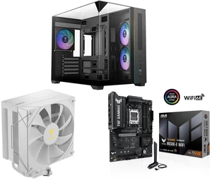 Gamdias ATLAS M3M Micro ATX Mini-ITX PC Case, 3-Side Tempered Glass, 3 ARGB Fans, Angled GPU Airflow, Gamdias Boreas E2-410WH CPU Cooler, 4 Copper Heat Pipes, 120mm Fan, LGA 1700/1151/1150/1155/1156/1200/2011/2066/AM5/AM4 ASUS TUF GAMING B6 Gamdias ATLAS M3M Micro ATX Mini-ITX PC Case, 3-Side Tempered Glass, 3 ARGB Fans, Angled GPU Airflow, Gamdias Boreas E2-410WH CPU Cooler, 4 Copper Heat Pipes, 120mm Fan, LGA 1700/1151/1150/1155/1156/1200/2011/2066/AM5/AM4 ASUS TUF GAMING B6