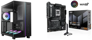 Gamdias ATLAS M4 ATX case: 4x120mm PWM ARGB fans, Adjustable Fan Mount, Chimney Airflow, Anti-Sag GPU Bracket, Front PSU. ASUS TUF B650E-E WIFI AMD AM5 ATX motherboard: 8+2+1 80A DrMOS, DDR5, PCIe 5.0, 3x M.2, Wi-Fi 6E, 2.5Gb LAN, USB-C 20G Gamdias ATLAS M4 ATX case: 4x120mm PWM ARGB fans, Adjustable Fan Mount, Chimney Airflow, Anti-Sag GPU Bracket, Front PSU. ASUS TUF B650E-E WIFI AMD AM5 ATX motherboard: 8+2+1 80A DrMOS, DDR5, PCIe 5.0, 3x M.2, Wi-Fi 6E, 2.5Gb LAN, USB-C 20G