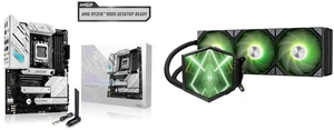 ASUS ROG Strix B650-A Gaming WiFi AMD B650 AM5 Ryzen™ ATX motherboard, 12+2 power stages, DDR5, 3x M.2, PCIe® 4.0, 2.5G LAN, WiFi 6E, USB 3.2 Gen 2x2 Type-C®, Aura Sync TRYX Stage 360 ARGB AIO Cooler, Intel LGA 1851/1700 AMD AM5/AM4 ASUS ROG Strix B650-A Gaming WiFi AMD B650 AM5 Ryzen™ ATX motherboard, 12+2 power stages, DDR5, 3x M.2, PCIe® 4.0, 2.5G LAN, WiFi 6E, USB 3.2 Gen 2x2 Type-C®, Aura Sync TRYX Stage 360 ARGB AIO Cooler, Intel LGA 1851/1700 AMD AM5/AM4