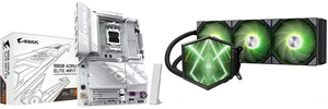 GIGABYTE B850 AORUS ELITE WIFI7 ICE AMD AM5 LGA 1718 Motherboard, ATX, DDR5, 3x M.2, PCIe 5.0, USB-C, WIFI7, 2.5GbE LAN, EZ-Latch, 5-Year Warranty TRYX Stage 360 ARGB 360mm AIO Dual 4.0'' Screen 720x720 Res Asetek 7th Gen V2 280w TDP GIGABYTE B850 AORUS ELITE WIFI7 ICE AMD AM5 LGA 1718 Motherboard, ATX, DDR5, 3x M.2, PCIe 5.0, USB-C, WIFI7, 2.5GbE LAN, EZ-Latch, 5-Year Warranty TRYX Stage 360 ARGB 360mm AIO Dual 4.0'' Screen 720x720 Res Asetek 7th Gen V2 280w TDP