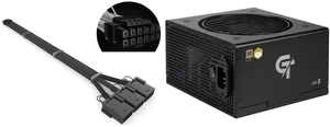 SAMA GPU Power Sleeved Cable Extension, 16pin(12+4) 12VHPWR PCIe 5.0 Connector Male to 3X PCIE 8 PIN for RTX 4070Ti/4080/3090Ti, with Pre-Installed Cable Combs-16AWG, Black and SAMA GT850BK Black 80 PLUS Gold Fully Modular ATX Power Supply - ATX 3.1 & PCIe 5.1 Compliant - Japanese Capacitors - FDB Fan with Auto Speed Control - 5 Year Warranty SAMA GPU Power Sleeved Cable Extension, 16pin(12+4) 12VHPWR PCIe 5.0 Connector Male to 3X PCIE 8 PIN for RTX 4070Ti/4080/3090Ti, with Pre-Installed Cable Combs-16AWG, Black and SAMA GT850BK Black 80 PLUS Gold Fully Modular ATX Power Supply - ATX 3.1 & PCIe 5.1 Compliant - Japanese Capacitors - FDB Fan with Auto Speed Control - 5 Year Warranty