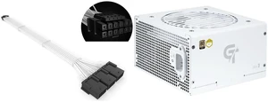 SAMA PCI-E 5.0 GPU PSU Cable 12+4pin to 3×8PIN 12VHPWR Sleeved Extension Cable Plug Connector 340mm 16AWG Power Supply Cable for RTX 3090Ti 4070 4080 White and SAMA GT850WH White 80 PLUS Gold Fully Modular ATX Power Supply - ATX 3.1 & PCIe 5.1 Compliant - Japanese Capacitors - FDB Fan with Auto Speed Control - 5 Year Warranty SAMA PCI-E 5.0 GPU PSU Cable 12+4pin to 3×8PIN 12VHPWR Sleeved Extension Cable Plug Connector 340mm 16AWG Power Supply Cable for RTX 3090Ti 4070 4080 White and SAMA GT850WH White 80 PLUS Gold Fully Modular ATX Power Supply - ATX 3.1 & PCIe 5.1 Compliant - Japanese Capacitors - FDB Fan with Auto Speed Control - 5 Year Warranty