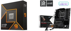 CPU MB Combo - AMD Ryzen 9 9900X bundle with MSI PRO B850-S WIFI6E Motherboard CPU MB Combo - AMD Ryzen 9 9900X bundle with MSI PRO B850-S WIFI6E Motherboard