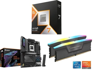 CPU MB MEM Combo - AMD Ryzen 7 9800X3D bundle with GIGABYTE X870E AORUS PRO Motherboard and CORSAIR Vengeance 32GB (2 x 16GB) Memory CPU MB MEM Combo - AMD Ryzen 7 9800X3D bundle with GIGABYTE X870E AORUS PRO Motherboard and CORSAIR Vengeance 32GB (2 x 16GB) Memory
