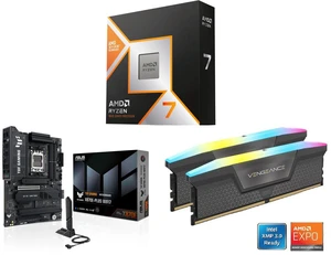 CPU MB MEM Combo - AMD Ryzen 7 9800X3D bundle with ASUS TUF GAMING X870E-PLUS WIFI7 Motherboard and CORSAIR Vengeance 32GB (2 x 16GB) Memory CPU MB MEM Combo - AMD Ryzen 7 9800X3D bundle with ASUS TUF GAMING X870E-PLUS WIFI7 Motherboard and CORSAIR Vengeance 32GB (2 x 16GB) Memory