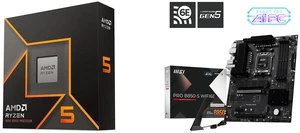 CPU MB Combo - AMD Ryzen 5 9600X bundle with MSI PRO B850-S WIFI6E Motherboard CPU MB Combo - AMD Ryzen 5 9600X bundle with MSI PRO B850-S WIFI6E Motherboard
