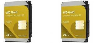 2 x WD Gold 24TB Enterprise Class Hard Disk Drive - 7200 RPM Class SATA 6Gb/s 512MB Cache 3.5 Inch - WD242KRYZ 2 x WD Gold 24TB Enterprise Class Hard Disk Drive - 7200 RPM Class SATA 6Gb/s 512MB Cache 3.5 Inch - WD242KRYZ