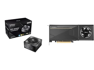 ASRock PRO PRO-M1000G 1000 W Power Supplies ASRock Creator Radeon AI Pro R9700 R9700 CT 32GB 256-bit GDDR6 PCI Express 5.0 x16 Graphics Card ASRock PRO PRO-M1000G 1000 W Power Supplies ASRock Creator Radeon AI Pro R9700 R9700 CT 32GB 256-bit GDDR6 PCI Express 5.0 x16 Graphics Card