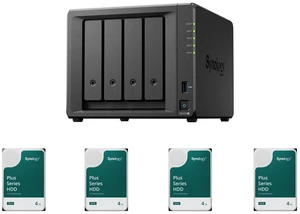Synology 4-bay DiskStation DS425+ (Diskless) 4 x Synology 4TB HAT3300 Plus Series SATA III 3.5" Internal NAS HDD (HAT3310-4T) Synology 4-bay DiskStation DS425+ (Diskless) 4 x Synology 4TB HAT3300 Plus Series SATA III 3.5" Internal NAS HDD (HAT3310-4T)