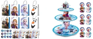 24pcs Frozen Party Favor Bags+24pcs Frozen Stickers for Kids Frozen Goodie Bags & Frozen Gift Bag & Frozen Birthday Party Favors Boxes and Frozen Cupcake Stand, 3-Tier Frozen Birthday Cupcake Stand with 12pcs Frozen Cupcake Toppers & 12pcs Elsa Cake Cups Perfect for Elsa Themed Party or Frozen Birthday Party Supplies 24pcs Frozen Party Favor Bags+24pcs Frozen Stickers for Kids Frozen Goodie Bags & Frozen Gift Bag & Frozen Birthday Party Favors Boxes and Frozen Cupcake Stand, 3-Tier Frozen Birthday Cupcake Stand with 12pcs Frozen Cupcake Toppers & 12pcs Elsa Cake Cups Perfect for Elsa Themed Party or Frozen Birthday Party Supplies