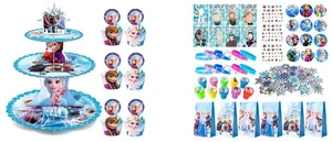 Frozen Cupcake Stand, 3-Tier Frozen Birthday Cupcake Stand with 12pcs Frozen Cupcake Toppers & 12pcs Elsa Cake Cups Perfect for Elsa Themed Party or Frozen Birthday Party Supplies and Frozen Party Favors,115pcs All-in-One Frozen Birthday Party Favors Set Including Frozen Party Favor Bags Stamper Stickers Badges etc Elsa Party Favors for Frozen Party Decorations Supplies Frozen Cupcake Stand, 3-Tier Frozen Birthday Cupcake Stand with 12pcs Frozen Cupcake Toppers & 12pcs Elsa Cake Cups Perfect for Elsa Themed Party or Frozen Birthday Party Supplies and Frozen Party Favors,115pcs All-in-One Frozen Birthday Party Favors Set Including Frozen Party Favor Bags Stamper Stickers Badges etc Elsa Party Favors for Frozen Party Decorations Supplies