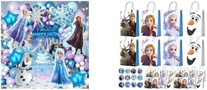 91 Pcs Frozen Birthday Party Decorations Set - Frozen Foil Balloons&Blue Star Shape Snowflake Snowman Foil Balloons&Latex Balloons etc Frozen Party Decorations for Frozen Birthday Supplies and 24pcs Frozen Party Favor Bags+24pcs Frozen Stickers for Kids Frozen Goodie Bags & Frozen Gift Bag & Frozen Birthday Party Favors Boxes 91 Pcs Frozen Birthday Party Decorations Set - Frozen Foil Balloons&Blue Star Shape Snowflake Snowman Foil Balloons&Latex Balloons etc Frozen Party Decorations for Frozen Birthday Supplies and 24pcs Frozen Party Favor Bags+24pcs Frozen Stickers for Kids Frozen Goodie Bags & Frozen Gift Bag & Frozen Birthday Party Favors Boxes