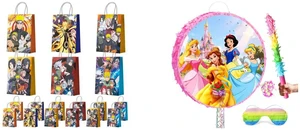 Naruto Gift Bags,18pcs Naruto Party Favor Bags Naruto Goodie Bags Naruto Treat Bags, Naruto Party Candy Bags for Kids Naruto Birthday Decorations Supplies and 4 Pcs Disney Princess Pinatas Bundle-Disney Princess Theme Piñata&Disney Princess Party Pinata Stick&Games Blindfold etc Disney Princess Pinata Supplies for Disney Princess Birthday Party Decorations Naruto Gift Bags,18pcs Naruto Party Favor Bags Naruto Goodie Bags Naruto Treat Bags, Naruto Party Candy Bags for Kids Naruto Birthday Decorations Supplies and 4 Pcs Disney Princess Pinatas Bundle-Disney Princess Theme Piñata&Disney Princess Party Pinata Stick&Games Blindfold etc Disney Princess Pinata Supplies for Disney Princess Birthday Party Decorations