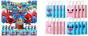 Spiderman & Friends Themed Birthday Party Supplies, 30 Pcs Little Spiderman & Friends Party Decorations Set - Spiderman & Friends Balloon Banner Cake Decorations for Kids Spiderman Birthday Party and Stitch Party Favor Bags, Stitch Birthday Favor Bags Set - 16 Pcs Stitch Candy Bags, Stitch Party Bags for Boys/Girls Kids Stitch Themed Birthday Party Decoration Supplies Spiderman & Friends Themed Birthday Party Supplies, 30 Pcs Little Spiderman & Friends Party Decorations Set - Spiderman & Friends Balloon Banner Cake Decorations for Kids Spiderman Birthday Party and Stitch Party Favor Bags, Stitch Birthday Favor Bags Set - 16 Pcs Stitch Candy Bags, Stitch Party Bags for Boys/Girls Kids Stitch Themed Birthday Party Decoration Supplies