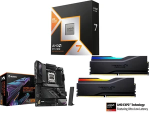 CPU Motherboard Memory Combo - AMD Ryzen 7 9800X3D Bundle with GIGABYTE X870E AORUS ELITE WIFI7 and G.SKILL F5-6000A3636F16GX2-TZ5NXRK CPU Motherboard Memory Combo - AMD Ryzen 7 9800X3D Bundle with GIGABYTE X870E AORUS ELITE WIFI7 and G.SKILL F5-6000A3636F16GX2-TZ5NXRK