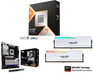 CPU Motherboard Memory Combo - AMD Ryzen 7 9800X3D Bundle with ASRock X870 LiveMixer WiFi and G.SKILL F5-6000A3636H16GX2-TZ5NXRW CPU Motherboard Memory Combo - AMD Ryzen 7 9800X3D Bundle with ASRock X870 LiveMixer WiFi and G.SKILL F5-6000A3636H16GX2-TZ5NXRW