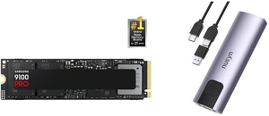 SAMSUNG 9100 PRO 8TB PCIe 5.0 x4 V NAND TLC SSD for AI, Gaming, Workstations (MZ-VAP8T0B/AM) Nusyn NSE20 10Gbps M.2 NVMe/SATA Enclosure, USB-C, Tool-Free, Aluminum, Windows/Mac/Linux/iOS/Android (NSE20GRK) SAMSUNG 9100 PRO 8TB PCIe 5.0 x4 V NAND TLC SSD for AI, Gaming, Workstations (MZ-VAP8T0B/AM) Nusyn NSE20 10Gbps M.2 NVMe/SATA Enclosure, USB-C, Tool-Free, Aluminum, Windows/Mac/Linux/iOS/Android (NSE20GRK)