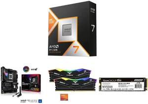 AMD Ryzen 7 9800X3D 8-Core 5.2GHz, ASUS ROG STRIX X870E-E GAMING WIFI AM5 ATX, Team T-Force Delta RGB 32GB DDR5 6000 RAM, Team Group NV5000 2TB PCIe 4.0 M.2 SSD AMD Ryzen 7 9800X3D 8-Core 5.2GHz, ASUS ROG STRIX X870E-E GAMING WIFI AM5 ATX, Team T-Force Delta RGB 32GB DDR5 6000 RAM, Team Group NV5000 2TB PCIe 4.0 M.2 SSD