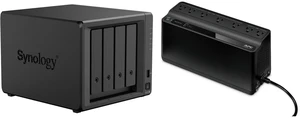 Synology 4-bay DiskStation DS925+ APC BE600M1 Back-UPS 600VA, 120V, 1 USB charging port, 7 NEMA outlets (2 surge) - Tower - 10 Hour Recharge - 3.20 Minute Stand-by - 120 V Input - 120 V AC Output Synology 4-bay DiskStation DS925+ APC BE600M1 Back-UPS 600VA, 120V, 1 USB charging port, 7 NEMA outlets (2 surge) - Tower - 10 Hour Recharge - 3.20 Minute Stand-by - 120 V Input - 120 V AC Output