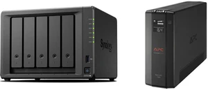 Synology 5-bay DiskStation DS1525+ (Diskless) APC BX1500M Back-UPS Pro, 1500VA, Tower, 120V, 10 NEMA 5-15R outlets, AVR, LCD, 16hr Recharge, 3min Stand-by, 120V Input/Output, 5x NEMA 5-15R Surge Receptacle Synology 5-bay DiskStation DS1525+ (Diskless) APC BX1500M Back-UPS Pro, 1500VA, Tower, 120V, 10 NEMA 5-15R outlets, AVR, LCD, 16hr Recharge, 3min Stand-by, 120V Input/Output, 5x NEMA 5-15R Surge Receptacle