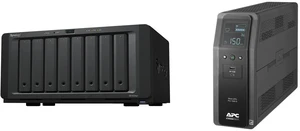 Synology 8-bay DiskStation DS1823xs+ (Diskless) APC BR1500MS2 Back-UPS Pro 1500VA/900W, Tower, 120V, 10x NEMA 5-15R outlets, AVR, USB A+C, LCD, User Replaceable Battery, 16hr Recharge, 4.10min Stand-by, 120V Input Synology 8-bay DiskStation DS1823xs+ (Diskless) APC BR1500MS2 Back-UPS Pro 1500VA/900W, Tower, 120V, 10x NEMA 5-15R outlets, AVR, USB A+C, LCD, User Replaceable Battery, 16hr Recharge, 4.10min Stand-by, 120V Input