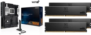 Motherboards - Workstation Memory (Server Memory) Combo - ASUS PRO WS TRX50-SAGE WIFI Bundle with Team Group CTCMD5128G6000HC30FQC01 Motherboards - Workstation Memory (Server Memory) Combo - ASUS PRO WS TRX50-SAGE WIFI Bundle with Team Group CTCMD5128G6000HC30FQC01