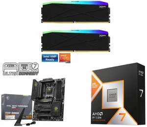 V-COLOR Manta XFinity RGB DDR5 32GB 6000MHz RAM, MSI MAG X870 TOMAHAWK WIFI Motherboard, AMD Ryzen 7 9800X3D 8-Core 5.2 GHz Processor, AM5, PCIe 5.0, Wi-Fi 7, 5G LAN, Radeon Graphics V-COLOR Manta XFinity RGB DDR5 32GB 6000MHz RAM, MSI MAG X870 TOMAHAWK WIFI Motherboard, AMD Ryzen 7 9800X3D 8-Core 5.2 GHz Processor, AM5, PCIe 5.0, Wi-Fi 7, 5G LAN, Radeon Graphics