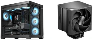 PCCOOLER CPS C3 T700 PC Case, Dual-Chamber Mid-Tower ATX Case, High-Airflow Computer Case, BTF Motherboard Supports, Sturdy Tempered Glass Front & Side Panels, Black (Fans Not Included) and PCCOOLER CPS RZ700D Single Tower CPU Air Cooler, 7 Heat Pipes, 270W TDP, Magnetic Top Cover, Buckle-Free Design, Dual Ball Bearing, RAM Freedom, for Intel LGA1851/1700/1200/115X & AMD AM5/AM4, Black PCCOOLER CPS C3 T700 PC Case, Dual-Chamber Mid-Tower ATX Case, High-Airflow Computer Case, BTF Motherboard Supports, Sturdy Tempered Glass Front & Side Panels, Black (Fans Not Included) and PCCOOLER CPS RZ700D Single Tower CPU Air Cooler, 7 Heat Pipes, 270W TDP, Magnetic Top Cover, Buckle-Free Design, Dual Ball Bearing, RAM Freedom, for Intel LGA1851/1700/1200/115X & AMD AM5/AM4, Black