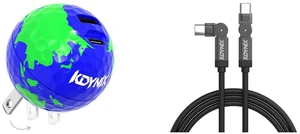 KDYNIX Golf Ball USB C Charger 20W Dual Port, Foldable Plug Fast Charging Block with GaN III Technology for iPhone 16/15/14, Samsung Galaxy, iPad, Golfer Gift Earth and KDYNIX USB C to USB C Cable 180° Rotating Connectors 60W Fast Charging 6.6FT Silicone Flexible Durable Universal Compatibility for Smartphones Laptops Tablets Black Single Pack KDYNIX Golf Ball USB C Charger 20W Dual Port, Foldable Plug Fast Charging Block with GaN III Technology for iPhone 16/15/14, Samsung Galaxy, iPad, Golfer Gift Earth and KDYNIX USB C to USB C Cable 180° Rotating Connectors 60W Fast Charging 6.6FT Silicone Flexible Durable Universal Compatibility for Smartphones Laptops Tablets Black Single Pack