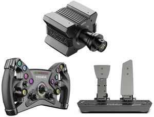 MOZA R9 V3 Direct Drive Wheel Base MOZA Racing KS Steering Wheel MOZA SR-P Two Pedals (No Clutch)