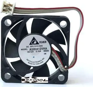 Delta 4010 ASB0412VHA -BB69 12V 0.16A 3wires 3 pins case fan 4cm cpu fan