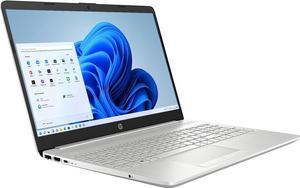 HP 15 Business Laptop, 15.6" FHD Touchscreen, 11th Gen Intel Core i5-1135G7 Processor, Intel Iris Xe Graphics, 8GB RAM, 512GB SSD, Webcam, HDMI, Windows 11 Home, Silver