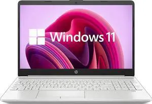 HP 15 Business Laptop, 15.6" FHD Touchscreen, 11th Gen Intel Core i5-1135G7 Processor, Intel Iris Xe Graphics, 16GB RAM, 512GB SSD,  Webcam, HDMI, Windows 11 Home, Silver