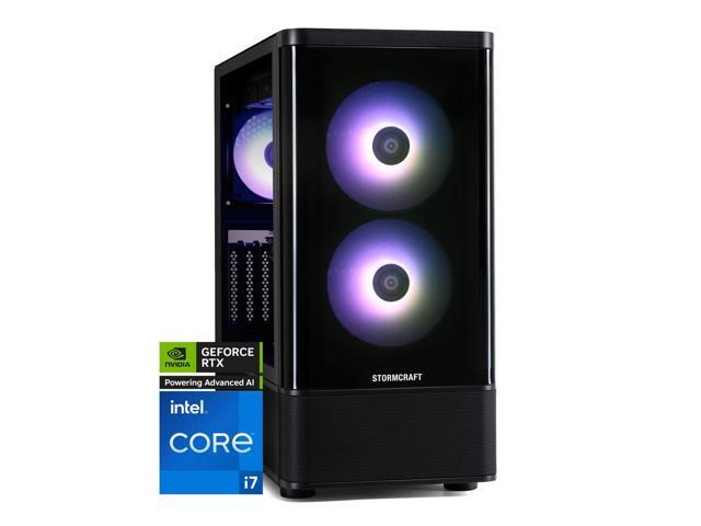 STORMCRAFT Gaming PC SKYHAWK PRO Intel Core i7-14700F NVIDIA GeForce RTX 5070 – AI Powered 32GB DDR5 6000MHz RGB 2TB NVMe SSD 850W PSU Windows 11 Home