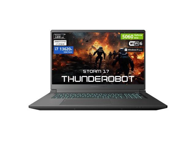 Thunderobot Storm 17 Gaming Laptop, 17.3" QHD 165Hz, Intel Core i7-13620H, GeForce RTX 5060, 16GB DDR5,1TB SSD, Wi-Fi 6, Windows 11 Home