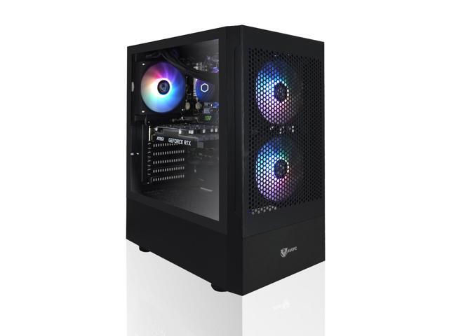 AVGPC Max Series Gaming PC - AMD Ryzen 7 5700X 4.6 GHz, GeForce RTX 5060 Ti GPU , 32GB RAM, 1TB M.2 NVMe SSD, AIO CPU Liquid Cooler, ARGB Fans,