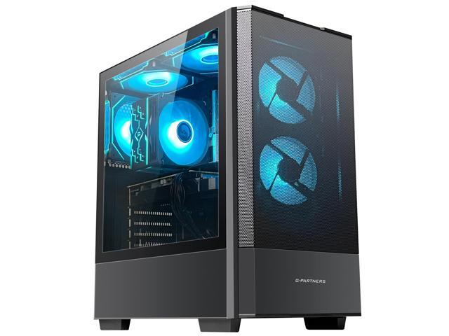 ZYNEEX Gaming PC Desktop, AMD Ryzen 5 5500 6-Core, NVIDIA GeForce GTX 1660 Super 6GB, 16GB DDR4 3200MHz, 1TB NVMe SSD, WiFi 6E + Bluetooth 5.3, ARGB