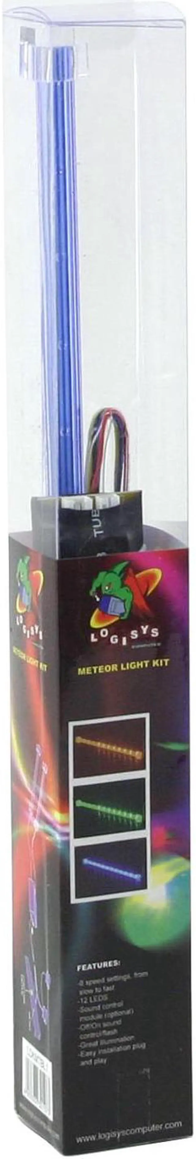 Alt view image 4 of 4 - LOGISYS Computer LDKMTBL1 Single Blue Meteor Light Kit
