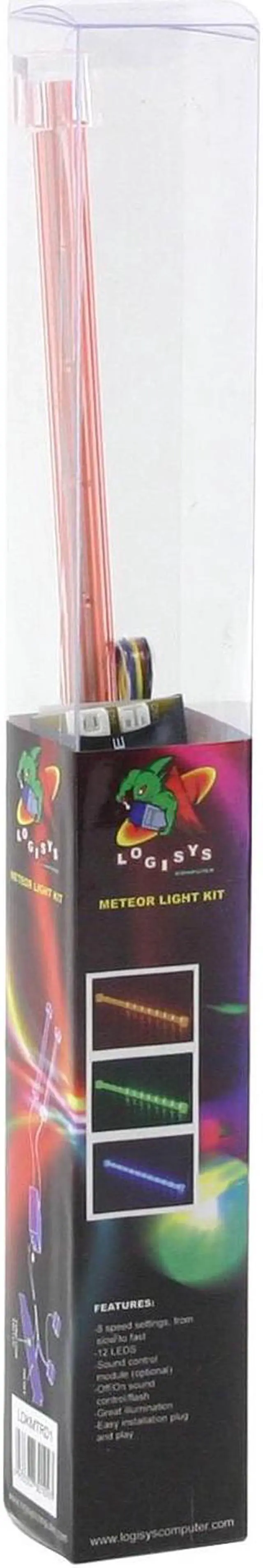 Alt view image 4 of 4 - LOGISYS Computer LDKMTRD1 Single Red Meteor Light Kit