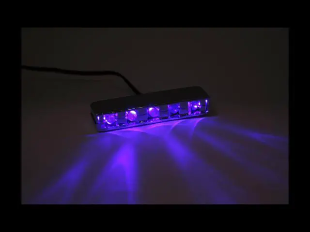 Alt view image 3 of 4 - LOGISYS Computer MDLED5UV UV 5LED LAZER LIGHT