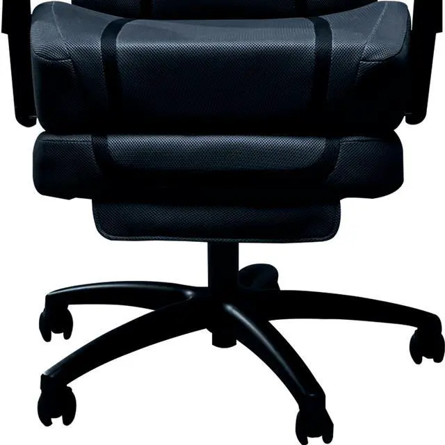 Alt view image 5 of 14 - Cooler Master Synk X Ultra Black Ergonomic Real-Time Tactile Immersion Chair, Retractable Leg Rest, All-in-one Controller, Breathable Fabric, Stable Rolling Base, Solid Structure (IXC-SX1-K-US1)