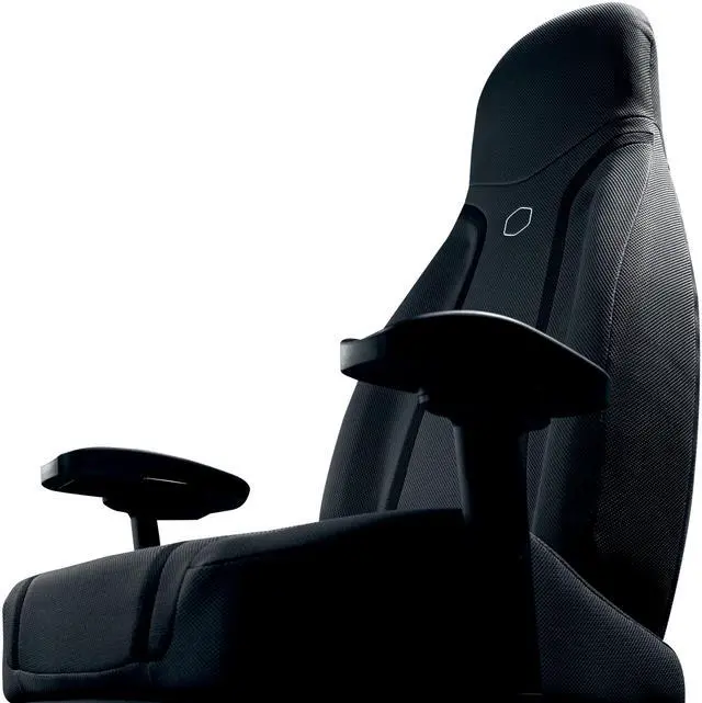 Alt view image 4 of 14 - Cooler Master Synk X Ultra Black Ergonomic Real-Time Tactile Immersion Chair, Retractable Leg Rest, All-in-one Controller, Breathable Fabric, Stable Rolling Base, Solid Structure (IXC-SX1-K-US1)