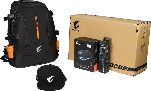Alt view image 14 of 14 - AORUS B7R-BND1 Gaming Bundle: Gaming Backpack, Gaming Mouse, Mouse Pad, Adjustable Aorus Cap ,and Aorus Stickers