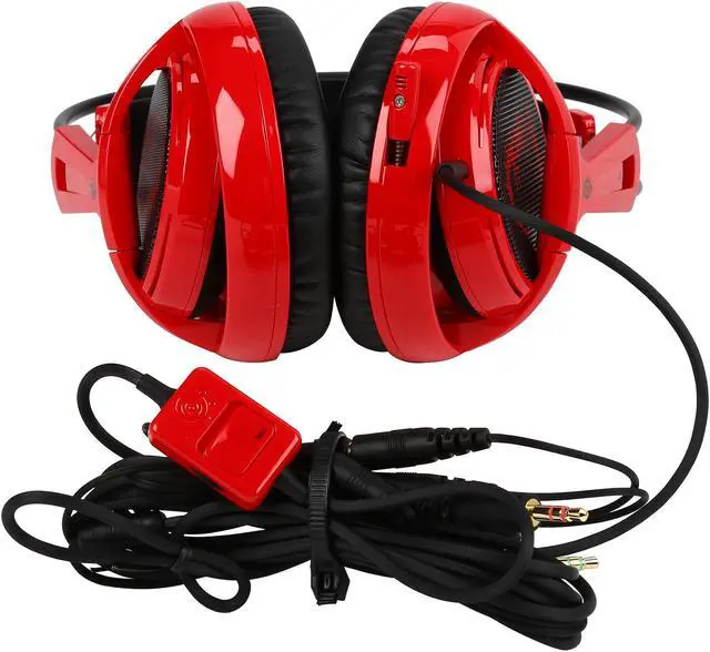 Alt view image 6 of 7 - SteelSeries Gift - Siberia V2 Headset-MSI Gaming Edition