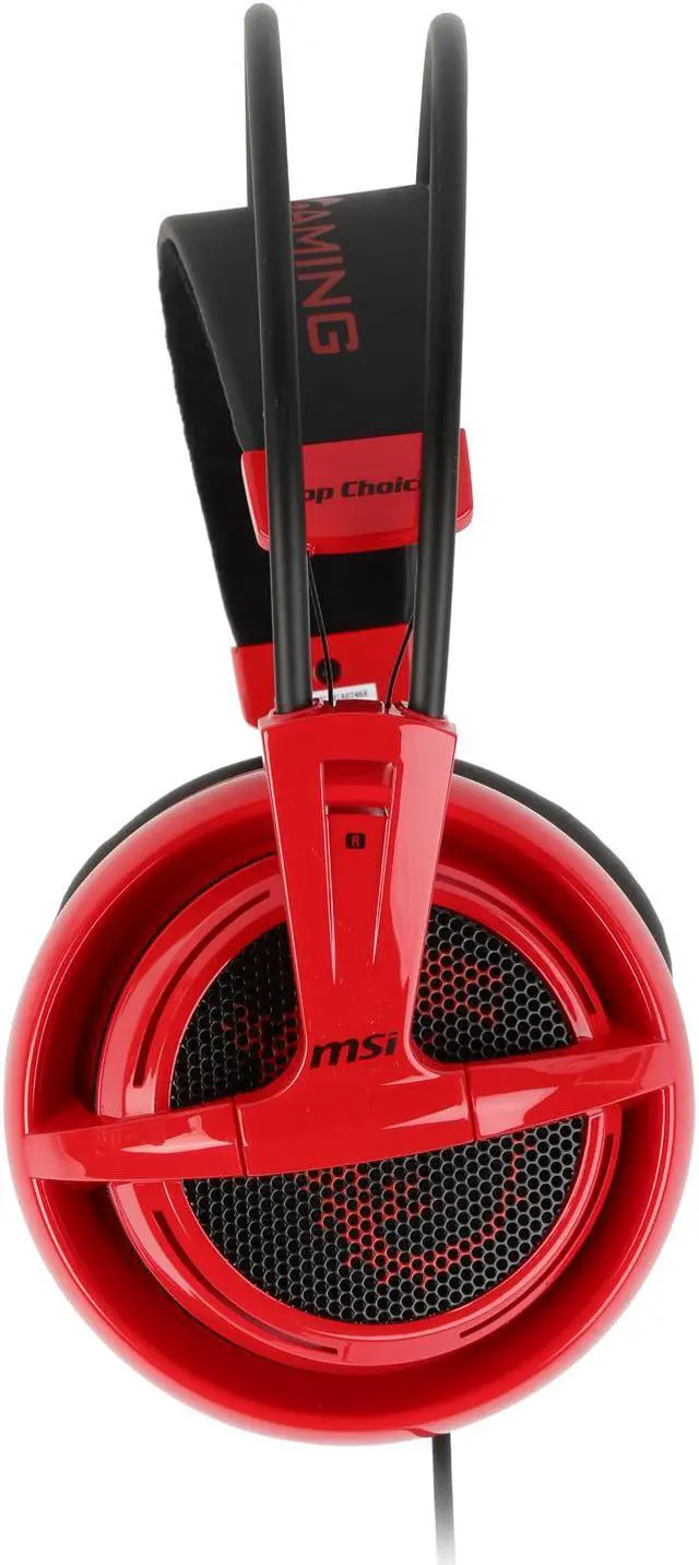 Alt view image 4 of 7 - MSI Siberia 200 Gaming Headset - Forged Red