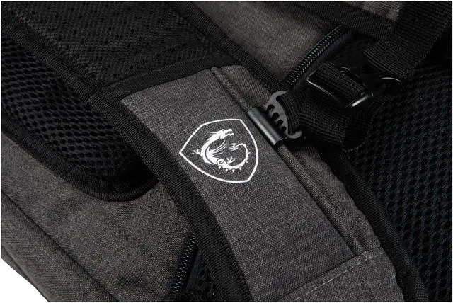 Alt view image 9 of 9 - MSI Air Backpack - G34-N1XXX12-SI9, Fits up to 15.6" laptops