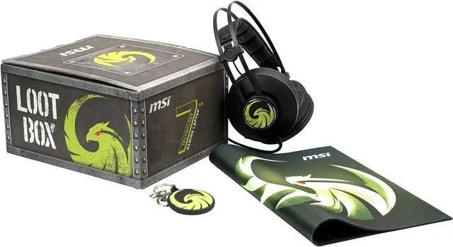 Main image of MSI Gaming Laptop Gift MS-1XXXXE 2019 MSI 7NM LootBox Pack