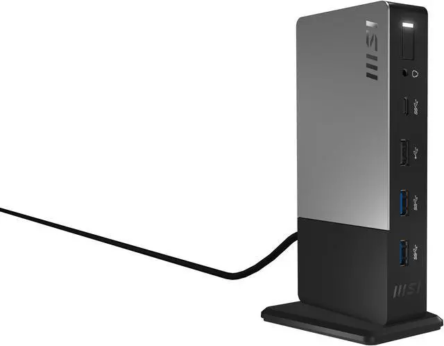 Alt view image 6 of 6 - MSI Gaming Laptop Gift - MSI black USB C docking station 2nd gen